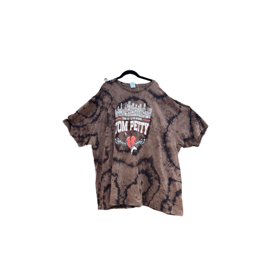 Tom Petty Reverse Dye Graphic T Shirt | Men’s Shirt | Geode Tie - Reverse Dye